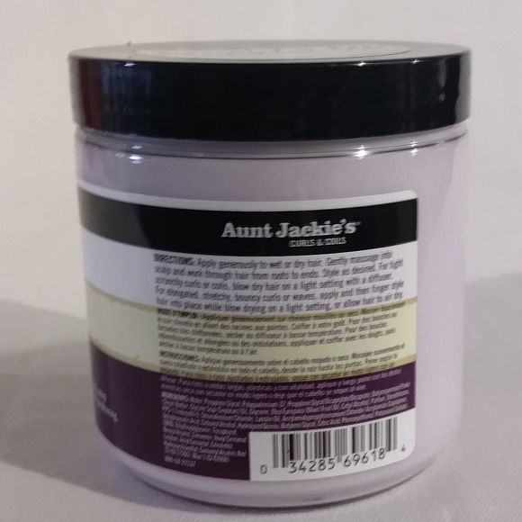 NEW Aunt Jackie's Wash Curl & Coil Defining Curl Custard 18 oz - Picture 5 of 6